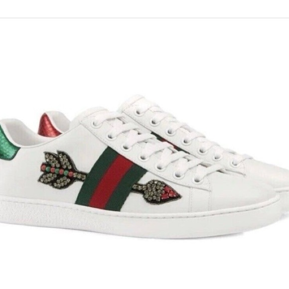 Gucci Shoes - Gucci Ace Sneakers Embroidered Arrow